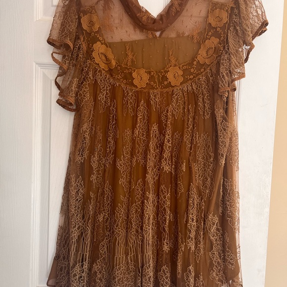 Free People Starry Eyed Lace mini Dress - Picture 2 of 3